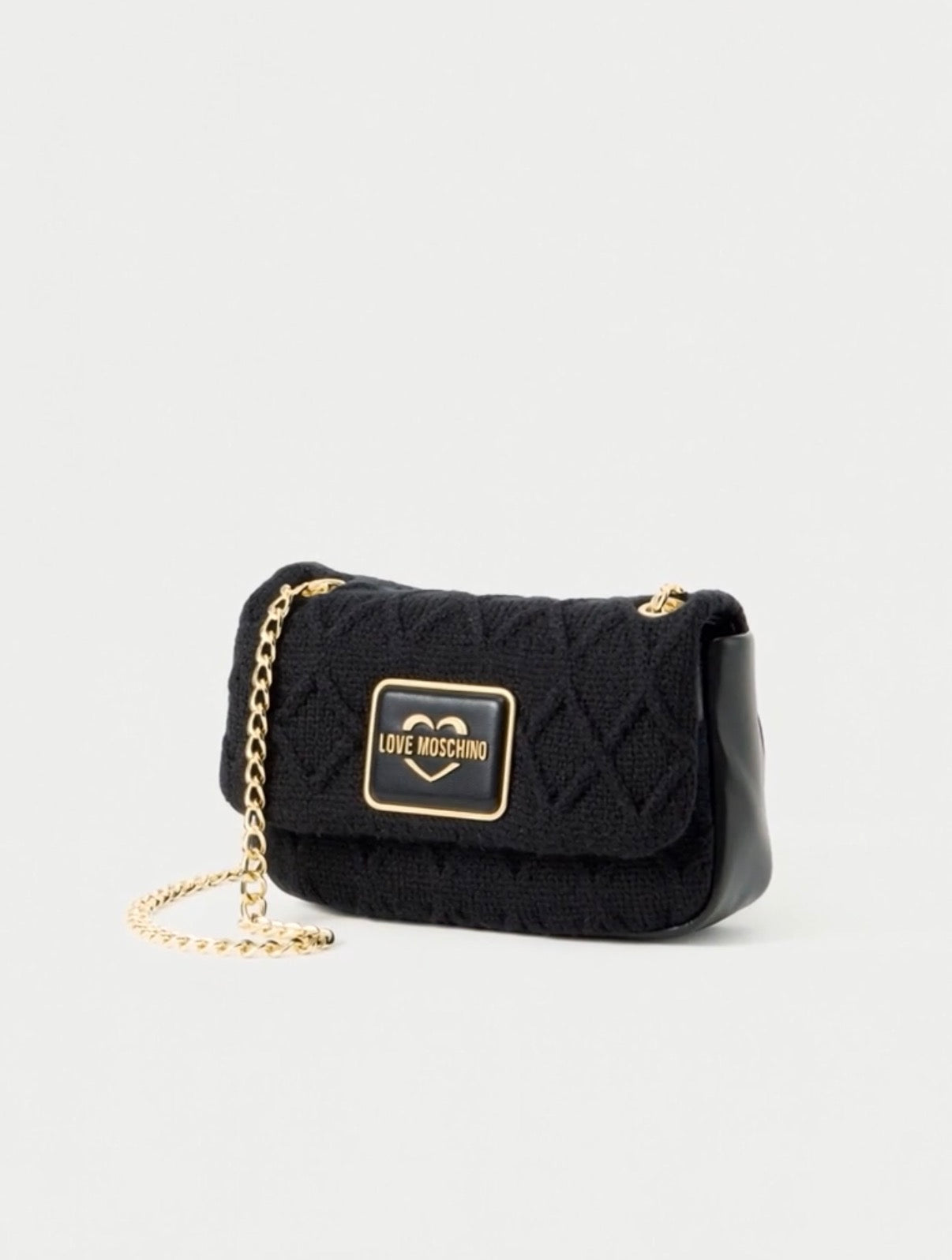 Moschino borsa a mano black gold