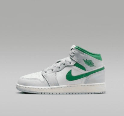 Nike Jordan mid1 gray/green