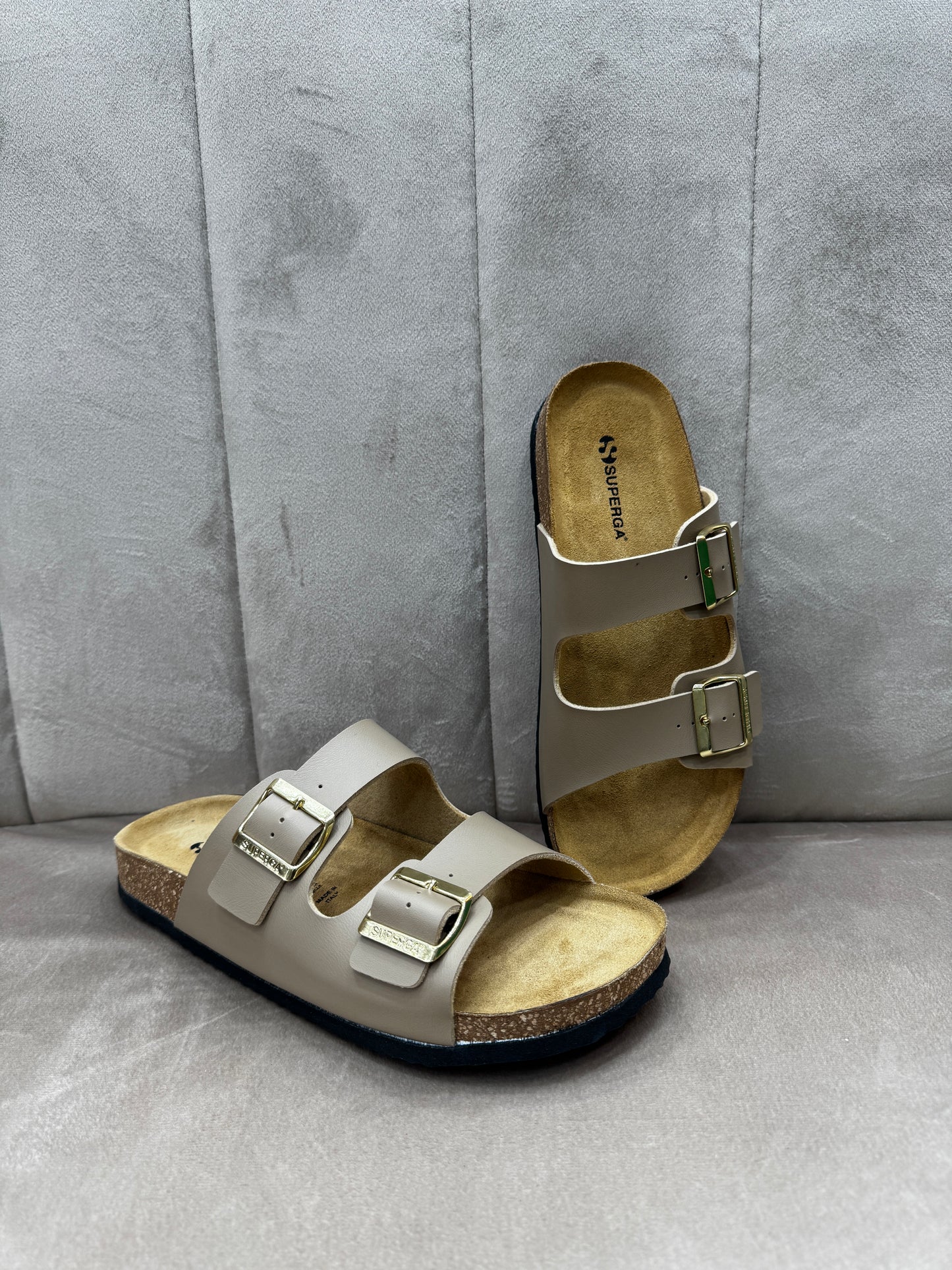 Ciabatta Superga mod. Birk*** beige