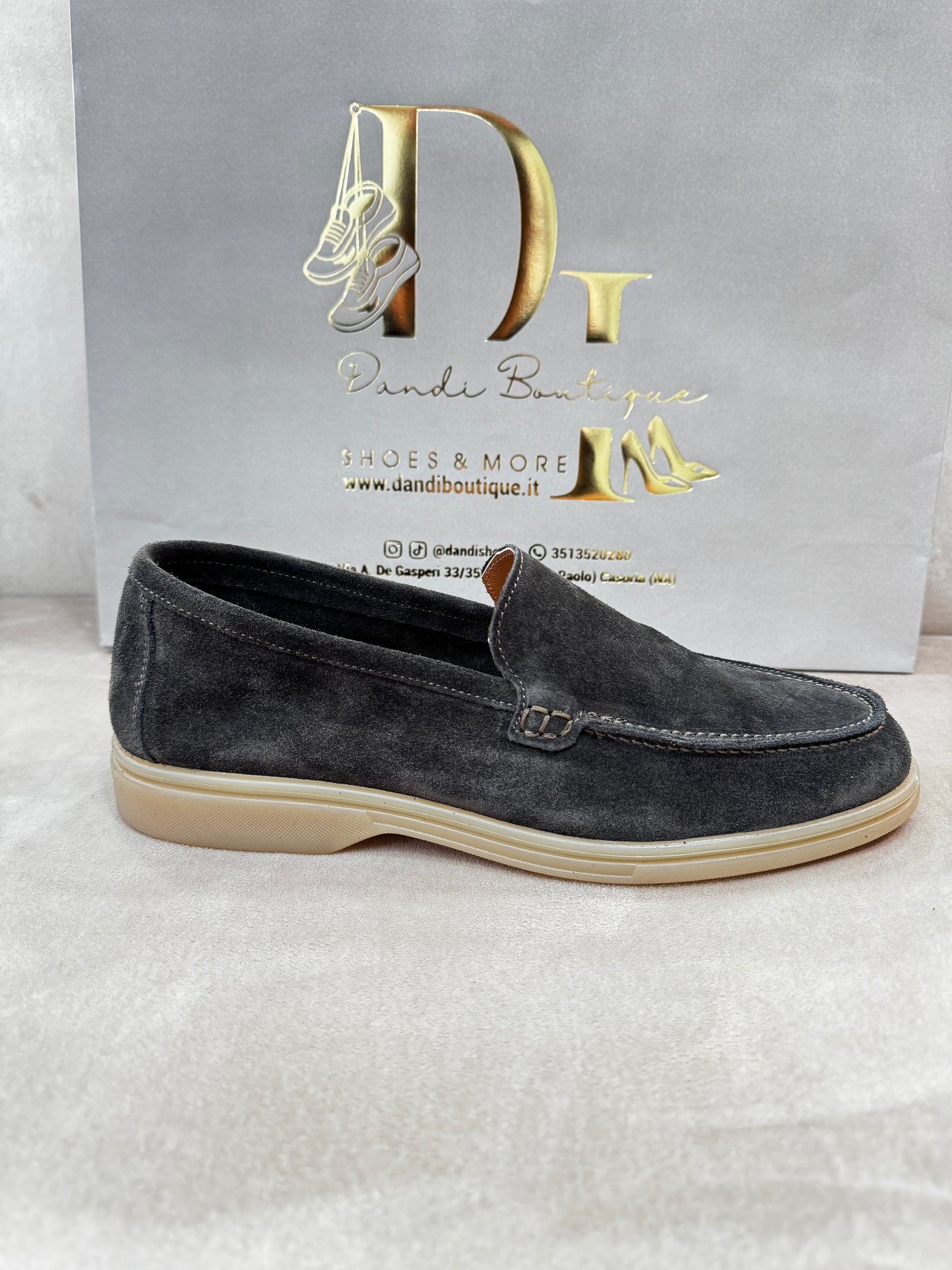 Mocassino mod.LoroPiana aut/inv T.Moro