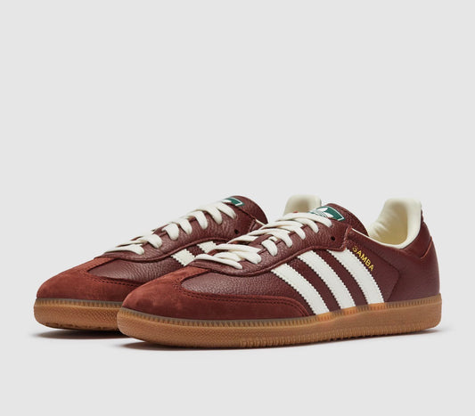 Adidas Samba og bordó in pelle