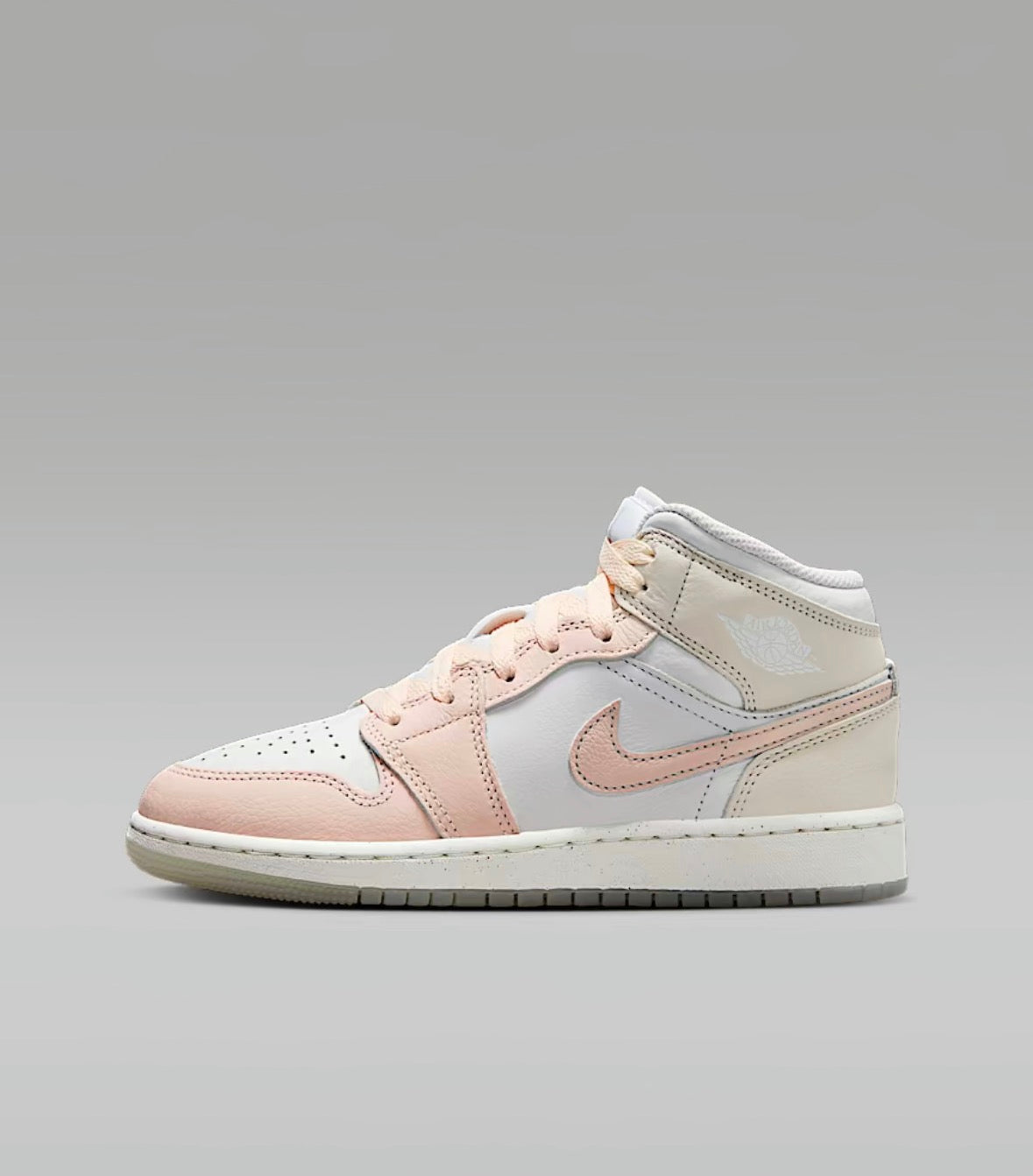Nike Jordan mid1 pink/beige