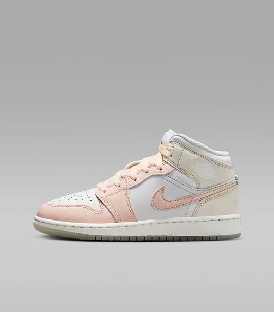 Nike Jordan mid1 pink/beige