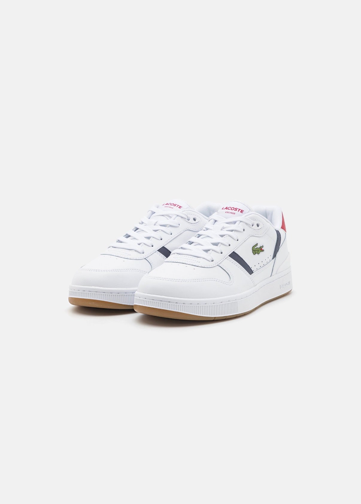 Lacoste T-clip wht/nvy/red