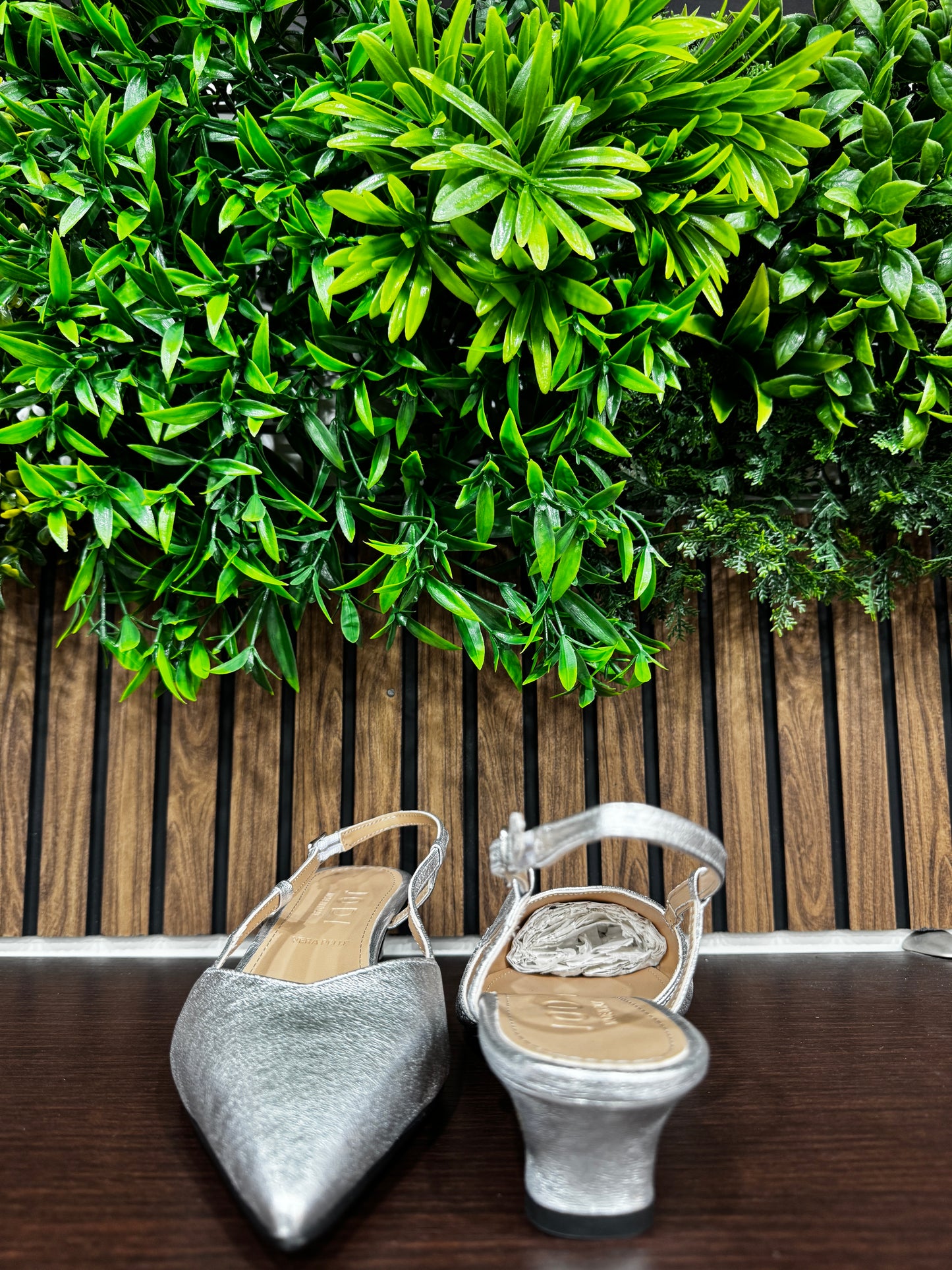 Slingback silver