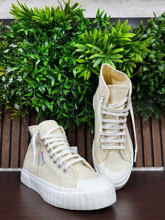 Superga high beige
