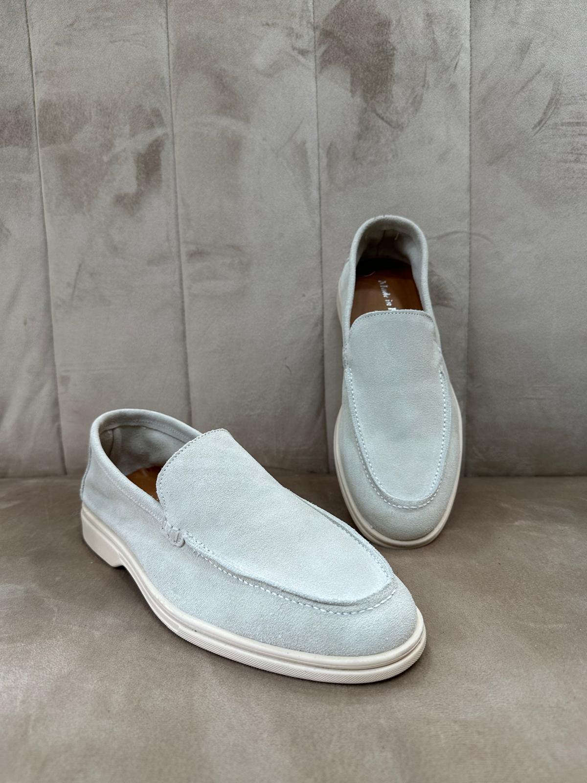 Mocassino mod. LoroPiana ghiaccio