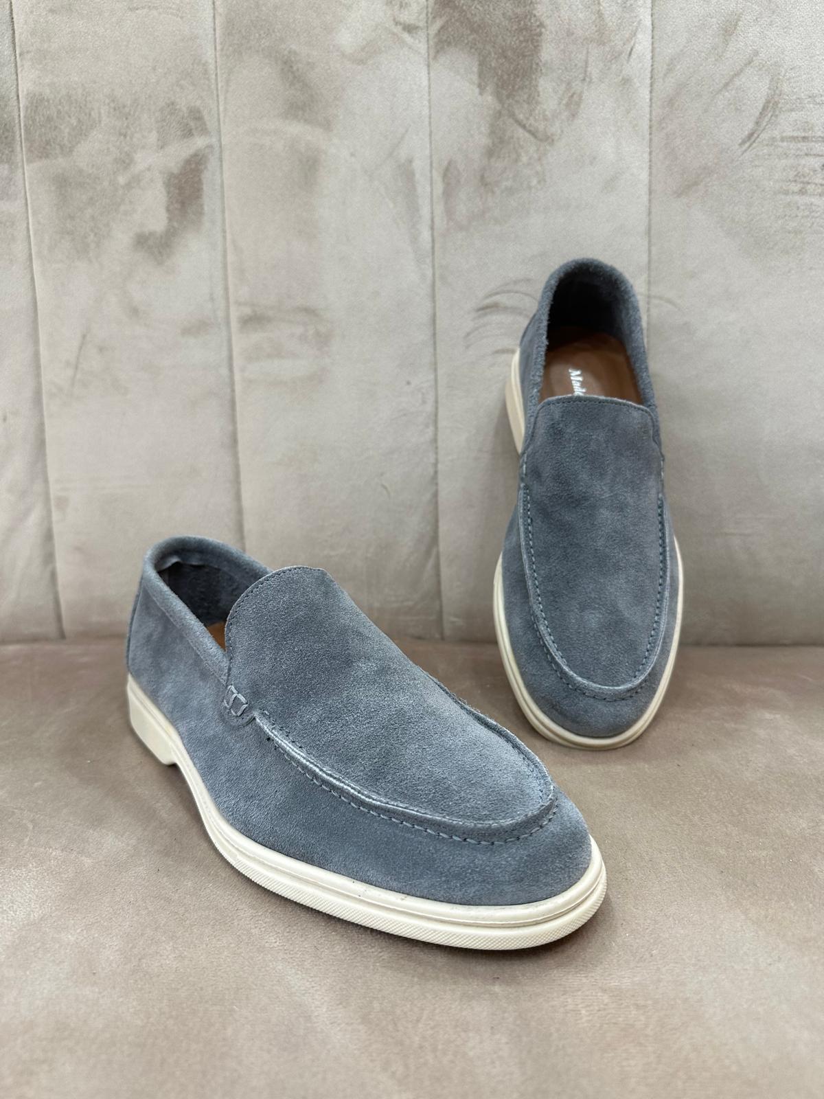 Mocassino mod. LoroPiana grigio