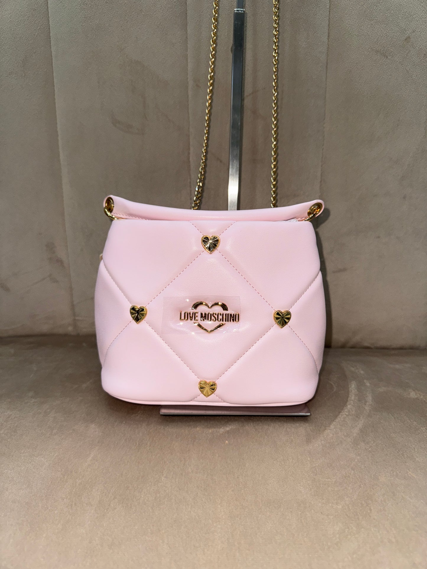 Borsetta sacchetto Moschino pink