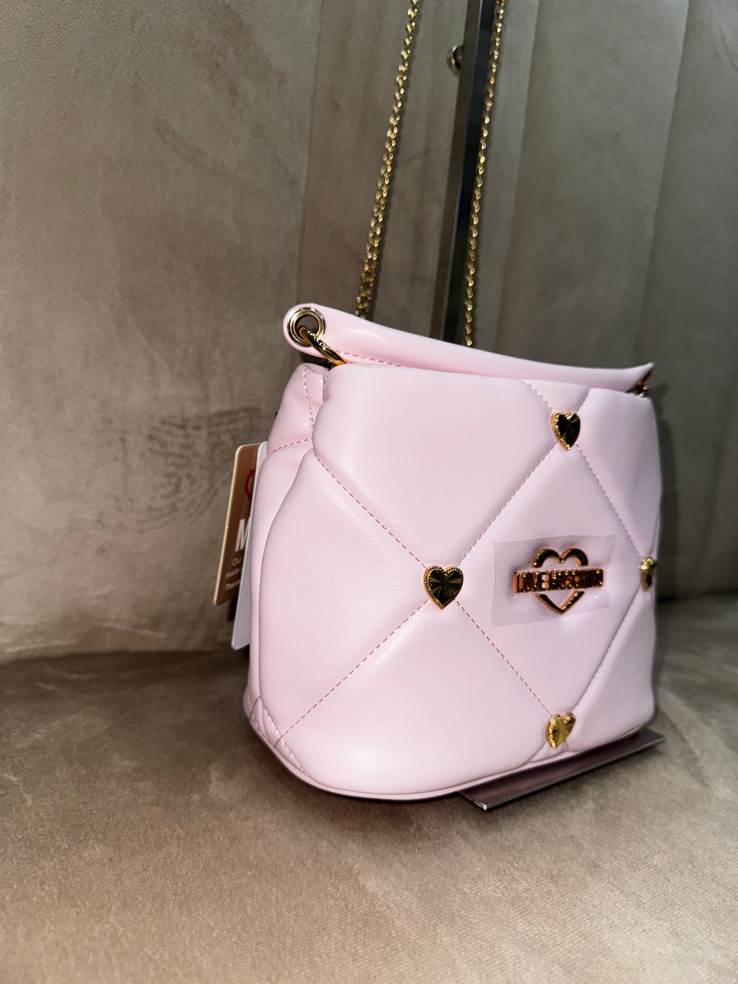 Borsetta sacchetto Moschino pink
