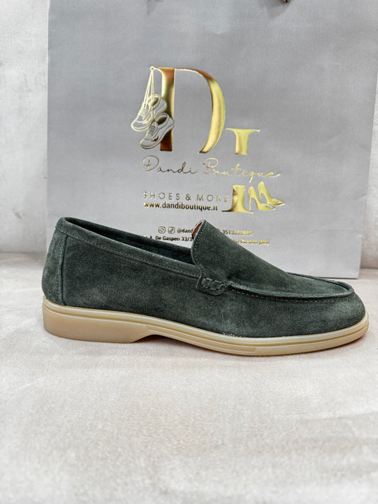 Mocassino mod.LoroPiana aut/inv Verde
